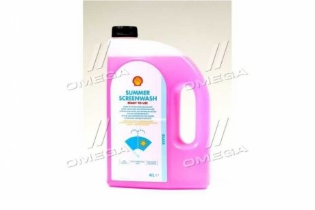 Омивач скла літній Summer Screenwash (ready) 4л SHELL 48021277432 (фото 1)