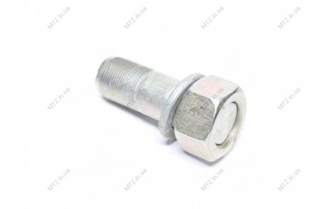 Шпилька балансира КАМАЗ М27х1,5х86 в сборе с гайкой и гровером Н/в 853302