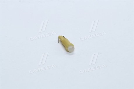 Лампа LED б/ц приборная панель, подсветка кнопок Т5-02 (1SMD) W2,0х4,6d 12V желтая <> TEMPEST Tmp-33T5-12V (фото 1)