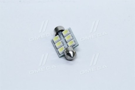 Лампа LED Софитные C5W 12V T11x39-S8.5 (6SMD, размер 5050) белый <> TEMPEST Tmp-25T11-12V (фото 1)