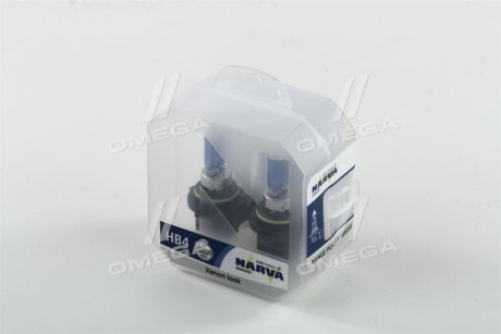 Лампа накаливания TWIN SET HB4 12V 55W RANGE POWER WHITE (выр-во) NARVA 48626S2 (фото 1)