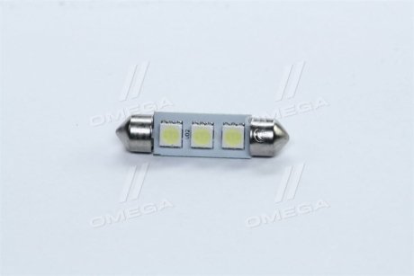 Лампа LED Софитные C5W 24V T11x39-S8.5 (3 SMD size5050) белый <> TEMPEST Tmp-13T11-24V (фото 1)