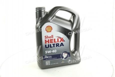 Масла моторные Helix Diesel Ultra SAE 5W-40 CF (Канистра 4л)) SHELL 4107460 (фото 1)