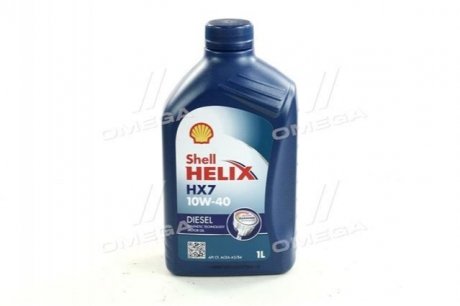 Масла моторные Helix Diesel HX7 SAE 10W-40 CF (Канистра 1л) SHELL 4107464 (фото 1)