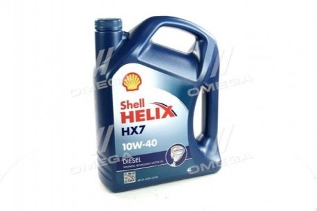 Масла моторні Helix Diesel HX7 SAE 10W-40 CF (Каністра 4л))) SHELL 4107454 (фото 1)
