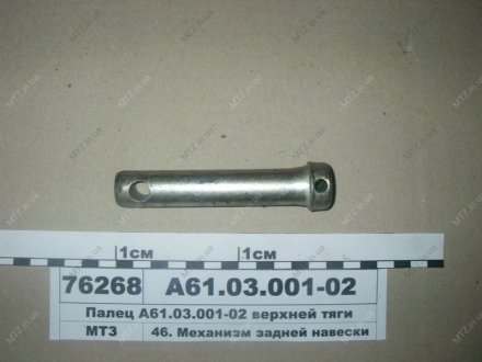 Палець верхньої тяги (70-4605312) 5008 Руслан-комплект А61.03.001-02 (фото 1)
