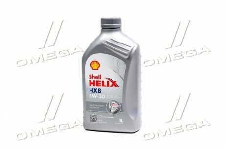 Масла моторные Helix HX8 SAE 5W-30 SL/CF (Канистра 1л) SHELL 4102817161 (фото 1)