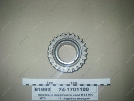 Шестерня первичного вала (Z=24) (под подш.) МТЗ-892-1021 МЗШ 74-1701100 (фото 1)
