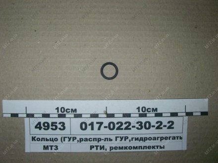 Кільце ГОСТ 18829-73 (ГОСТ 9833-73) (вир-во Україна))) Рось-гума 017-022-30-2-2
