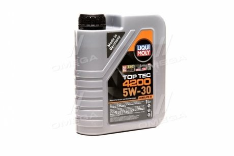 Масла моторные TOP TEC 4200 5W-30 API SM/CF ACEA A3-04/B4-04/C3-04 (Канистра 1л) Liqui Moly 7660 (фото 1)