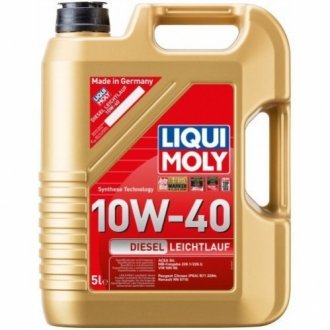 Масла моторные Diesel Leichtlauf 10W-40 (Канистра 5л) Liqui Moly 8034 (фото 1)