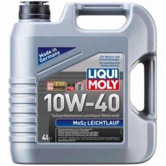 Масло моторное MoS2 Leichtlauf 10W-40 (Канистра 4л)) Liqui Moly 1917 (фото 1)