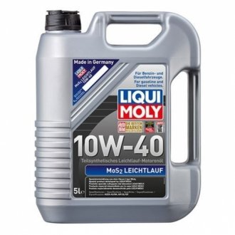 Масло моторное MoS2 Leichtlauf 10W-40 (Канистра 5л) Liqui Moly 1931