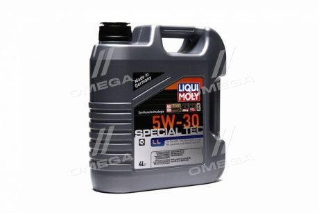 Масла моторные SPECIAL TEC LL 5W-30 (Канистра 4л) Liqui Moly 7654 (фото 1)