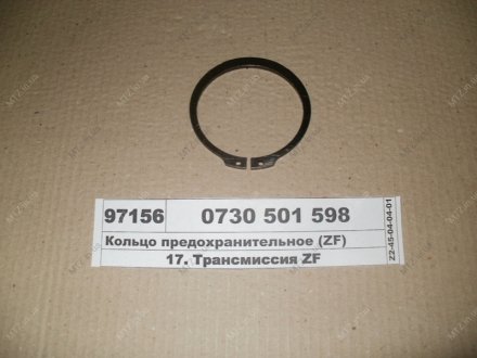 Кольцо предохранительное ZF 0730 501 598 (фото 1)