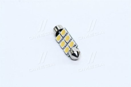 Лампа LED Софитные C5W 24V T11x41-S8.5 (6 SMD size5050) WARM WHITE <> TEMPEST Tmp-16T11-24V (фото 1)