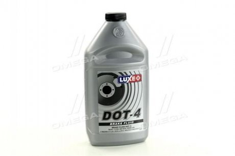 Жидкость тормозов. DOT4 LUXЕ 800г серебряный кан LUXE 651 (фото 1)