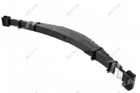 Ресора задн. ГАЗ 53 14-лист. 1610х65х10мм RIDER 53-2912012-03