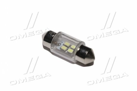 Лампа LED софитно C5W 12V T11x31-S8.5 (4 SMD size3528) WHITE <> TEMPEST TMP17T11(4SMD)-12V (фото 1)