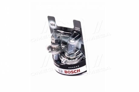 Лампа розжарювання H4 12V 60/55W P43t Ultra White (комплект) (вир-во Bosch) BOSCH 1 987 301 440