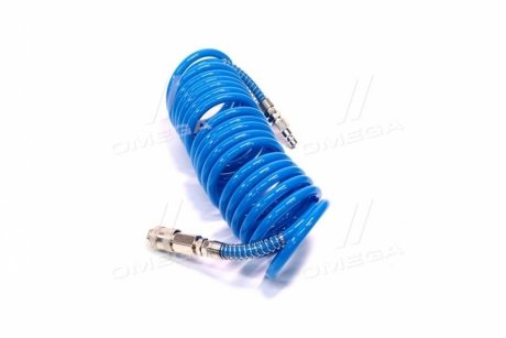 Шланг пневматический спиральный, 6,5х10 мм х 5 м, ПУ(NEO) NEO 12-070