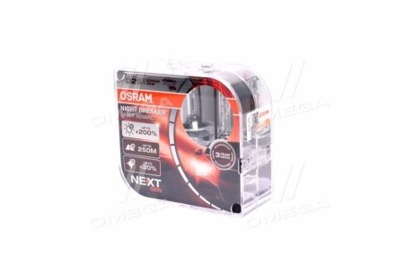 Лампа ксенонова D2S XENARC NIGHT BREAKER LASER Next Gen 35Вт, PK32d-2 (+220) компл.(вір-во) OSRAM 66240XNN-HCB (фото 1)