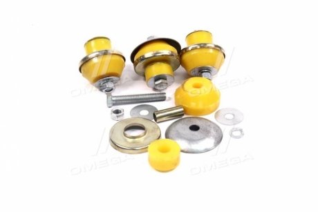 К-т крепления опоры двигателя УАЗ 452,31512,3303,3741(полный к-кт на двигатель)(ПОЛИУРЕТАН) DETALKA 452-1001020