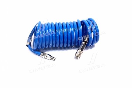 Шланг пневматический спиральный, 8,0x12 мм х 5 м, ПУ(NEO) NEO 12-074