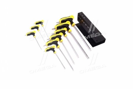 Ключи Torx типа T, T10-T50, набор 9 шт. Topex 35D964 (фото 1)