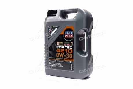 Масла моторные TOP TEC 4210 0W-30 (Канистра 5л) Liqui Moly 21605 (фото 1)