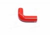 Патрубок радиатора ЗИЛ 130,4331,Бычок,УРАЛ нас. вод. (СИЛИКОН красный, D=30 мм, L=220 мм) с хомутами RED LORRY 130-1303030 (фото 3)