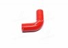 Патрубок радиатора ЗИЛ 130,4331,Бычок,УРАЛ нас. вод. (СИЛИКОН красный, D=30 мм, L=220 мм) с хомутами RED LORRY 130-1303030 (фото 4)