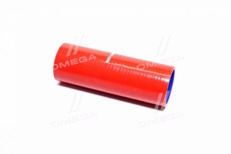 Патрубок радиатора КРАЗ 250,260,6510 нижний (СИЛИКОН красный, D=60 мм, L=200 мм)) RED LORRY 214Б-1303010 (фото 1)