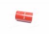 Патрубок радиатора КРАЗ 250,260 верхний (СИЛИКОН красный, D=40 мм, L=80 мм) RED LORRY 250-1303024 (фото 1)