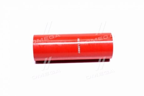 Патрубок радіатора КРАЗ 6510 нижній (СИЛІКОН червоний, D=60 мм, L=200 мм)) RED LORRY 65055-1303010 (фото 1)