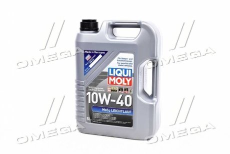 Фото 1 - масло моторное MoS2 Leichtlauf 10W-40 (Канистра 5л) Liqui Moly 1931/2184 Масло моторное MoS2 Leichtlauf 10W-40 (Канистра 5л) Liqui Moly 1931/2184 (фото 1)