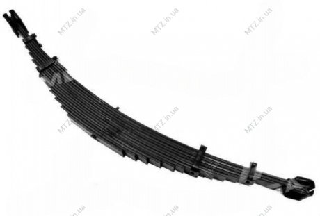 Ресора задн. ГАЗ 53 14-лист.1610Х65Х10мм (выр-во ЯРЗ) Ямпольский рессорный завод 53-2912012-03