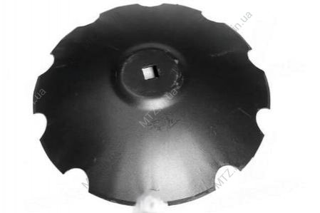 Диск борони гладкий D=710мм, h=6мм. кв.41мм, із видавленим центром БГР, Солоха Bellota 6-1961-28C41 (фото 1)