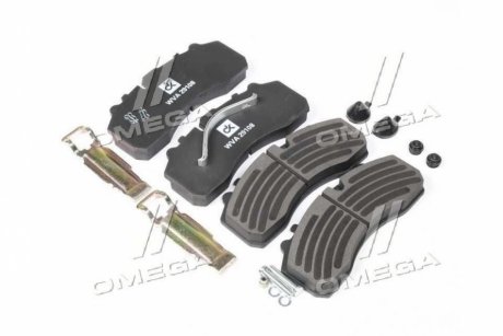 Колодка тормозов. диск. (компл. на ось) BPW, DAF XF95, IVECO, MB ACTROS, SAF, SCANIA <ДК> Дорожная карта DK 29108PRO