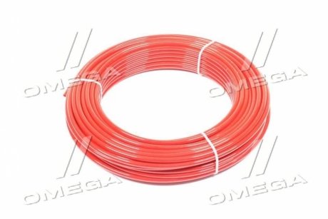 Трубопровод пластиковый красный (пневмо) 10x1мм. (MIN 50m) RIDER RD 97.28.47 (фото 1)