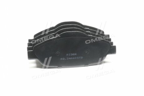Колодка тормозов. диск. STANDARD PEUGEOT 308 07-передний. RIDER RD.24660STD