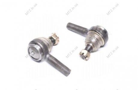 Наконечник тяги кермовий ГАЗ 3302 з гайками та масляками (к-кт. 2 шт., пильовики силікон) Украина 3302-3414057/56