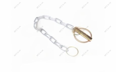 Чека МТЗ навішування задн. 10 мм. (З кольцом і ланцюжком) в зб. <ДК> Дорожная карта А61.05.100-06