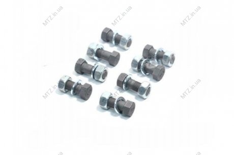 Р/к крепления передачи карданной ГАЗ 53, 3307 (8 штук, гайки+гровер, прочность 10.9) DETALKA 3308-2200800-01