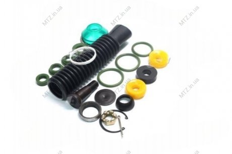 Р/к циліндра ГУР ГАЗ 3308, 3309, 4301, 66 та клапана керування (18 найменувань) DETALKA 3308-3405011-01