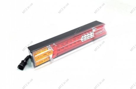 Ліхтар ГАЗ 3302 задн. LED прав. (червона вставка) 12/24В <ДК> Дорожная карта DK 3710R.01