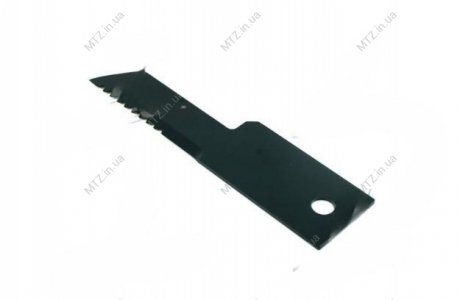 Нож измельчителя (борированная сталь) 198 x 50 x 3 (отверстие 13мм) NEW HOLLAND Cametet 41108-88