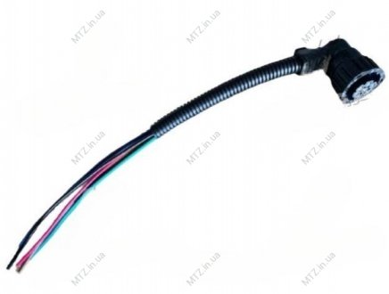 Фото 1 - разъем блок-фары передней Газель угловой с проводами DECARO DEC.503.01 Разъем блок-фары передней Газель угловой с проводами DECARO DEC.503.01 (фото 1)