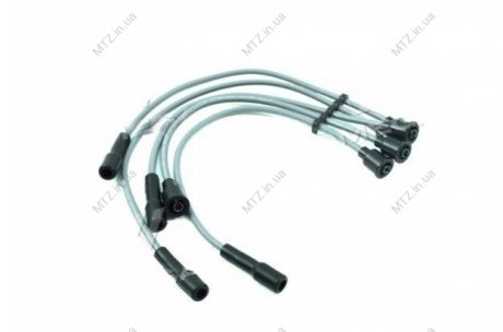 Провід запалювання ГАЗЕЛЬ, ВОЛГА з дв. ЗМЗ 402 (силікон) DETALKA 402.3707244-555 (фото 1)