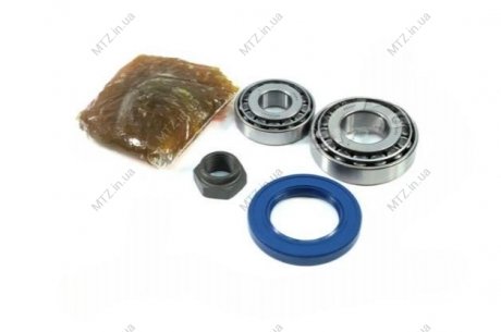 Р/к маточини Газель колеса переднього з 2003 року(підшипники,сальник,гайка,мастило) DETALKA 3302-3103800-01